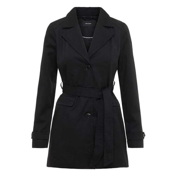 Vero Moda Eva Abby 3/4 Trenchcoat Noos Jacket Size SMALL  WORN 2 TIMES! - Picture 1 of 15